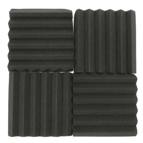 Acoustic foam insulation panels used for soundproofing and noise reduction