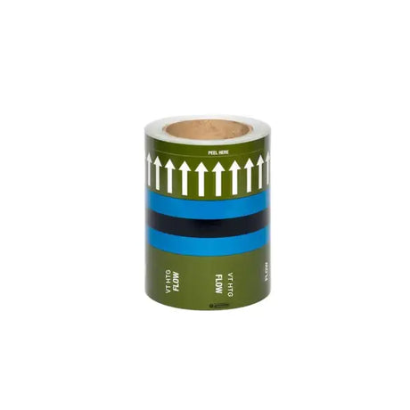 Flow indication, insulation accessories, label, pipe identification, pipe marker