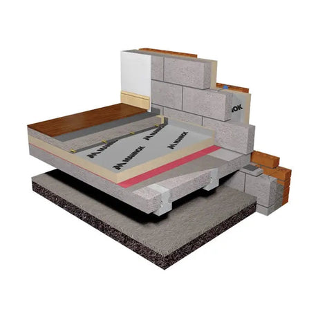 Fibre-free, floor board, insulation mannok, pir