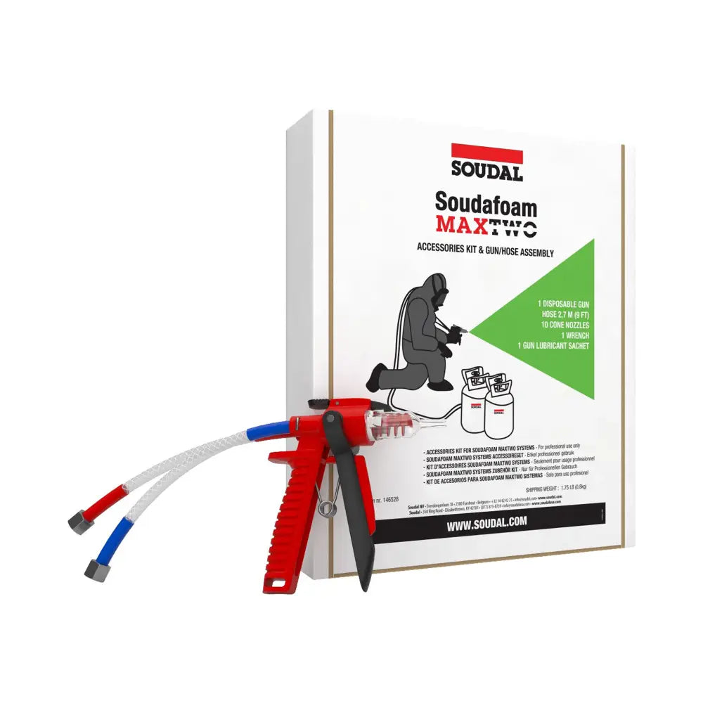 Box quantities, efficient thermal insulation, froth-pak alternative, gun and hose, maxtwo