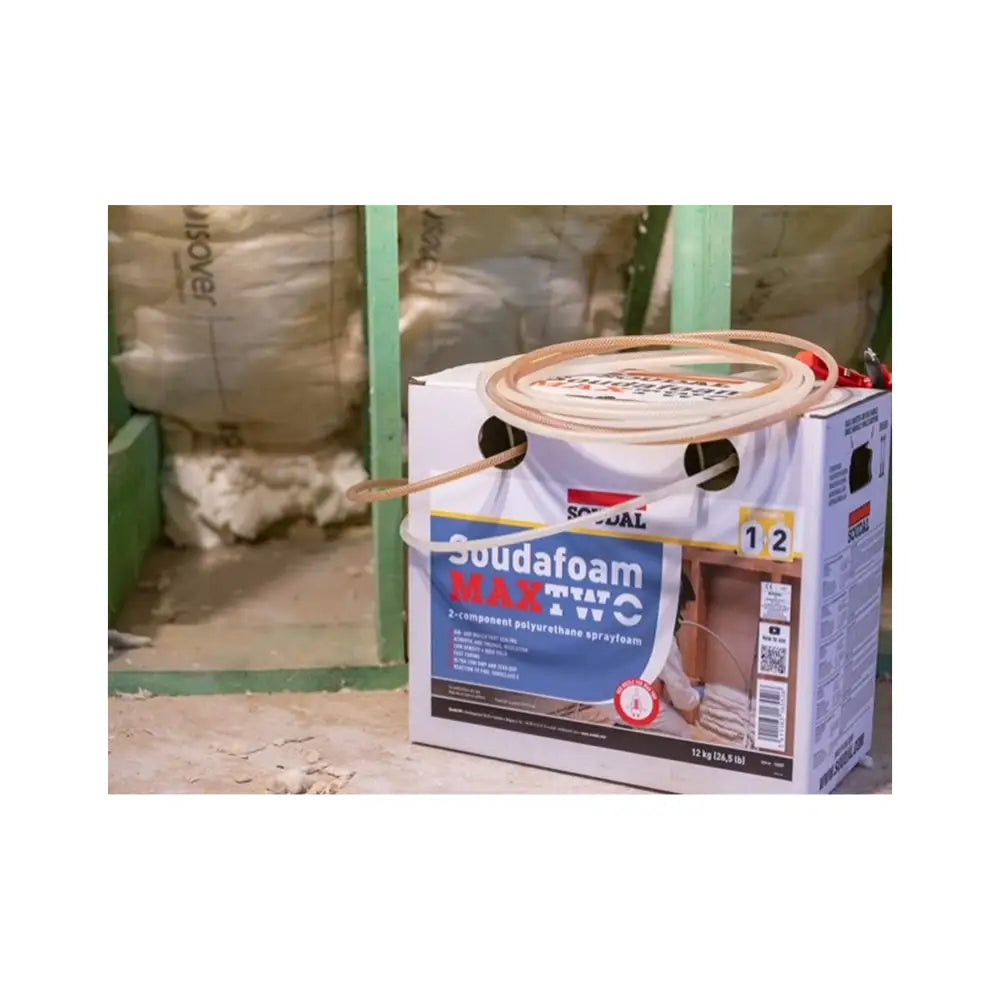 Box quantities, efficient thermal insulation, froth-pak alternative, gun and hose, maxtwo