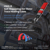 Self-Regulating Trace Heating for Hot Water Systems | HWS-R Cable