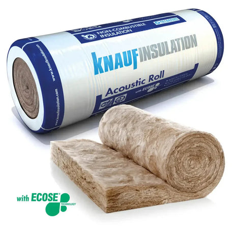 Knauf acoustic roll insulation with EcoSmart technology in foil insulation rolls