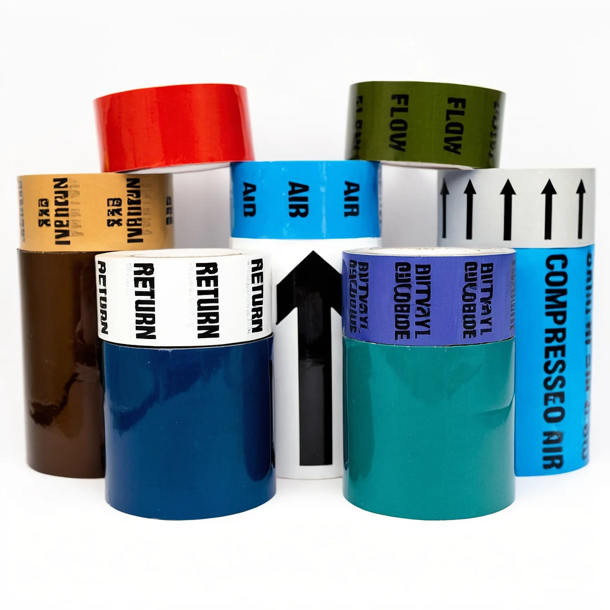 Identification Tapes & Labels for Pipes & Ducts| BS 1710:2014 Standard ...