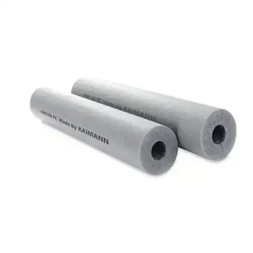 Gray Kalimann foam roller handles with grip holes in Polyethylene collection