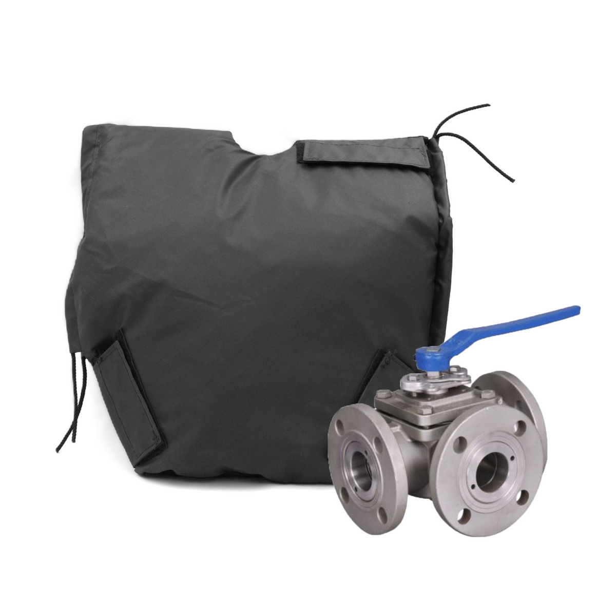 Insulated Valve Jacket For Flanged 3-Way Valves (Internal Use)