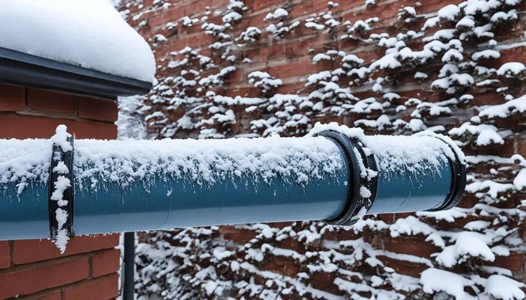 Insulating outdoor pipes to prevent freezing