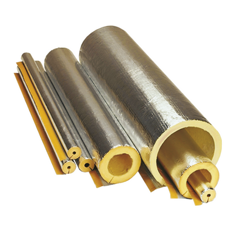 Fiberglass Pipe Insulation / Lagging (Foil Covered) (1.2m)