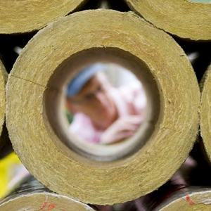 Rockwool Foil Faced Pipe Insulation/Pipe Lagging (1m)