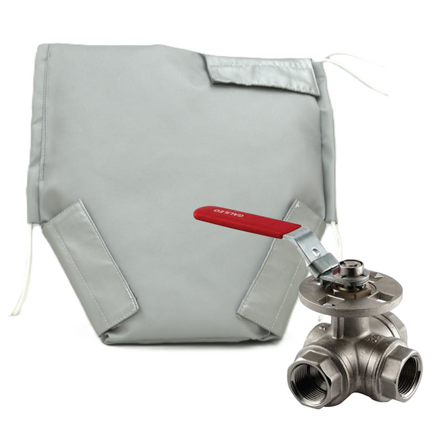 Grey Internal Thermal Valve Jacket and the Screwed 3-way valve
