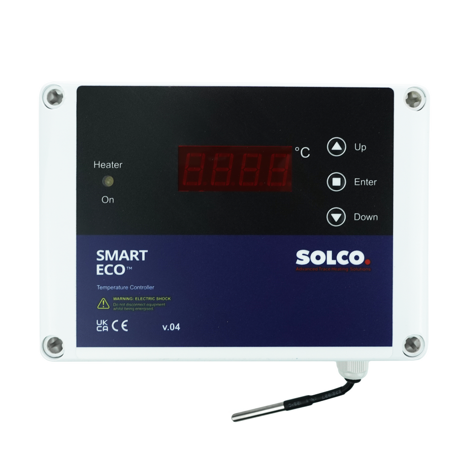 Smart-ECO trace heating controller and thermostat