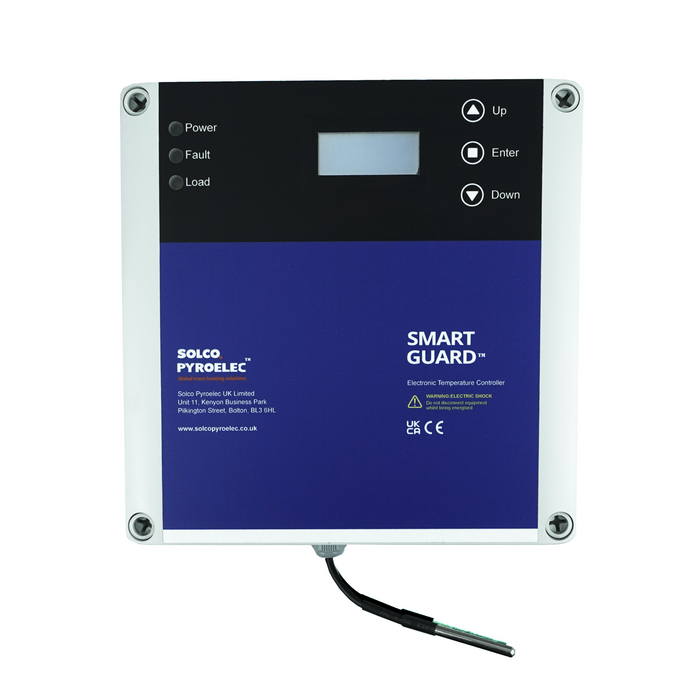 Solco Pyroelec Smart Guard electronic temperature controller with display and probe