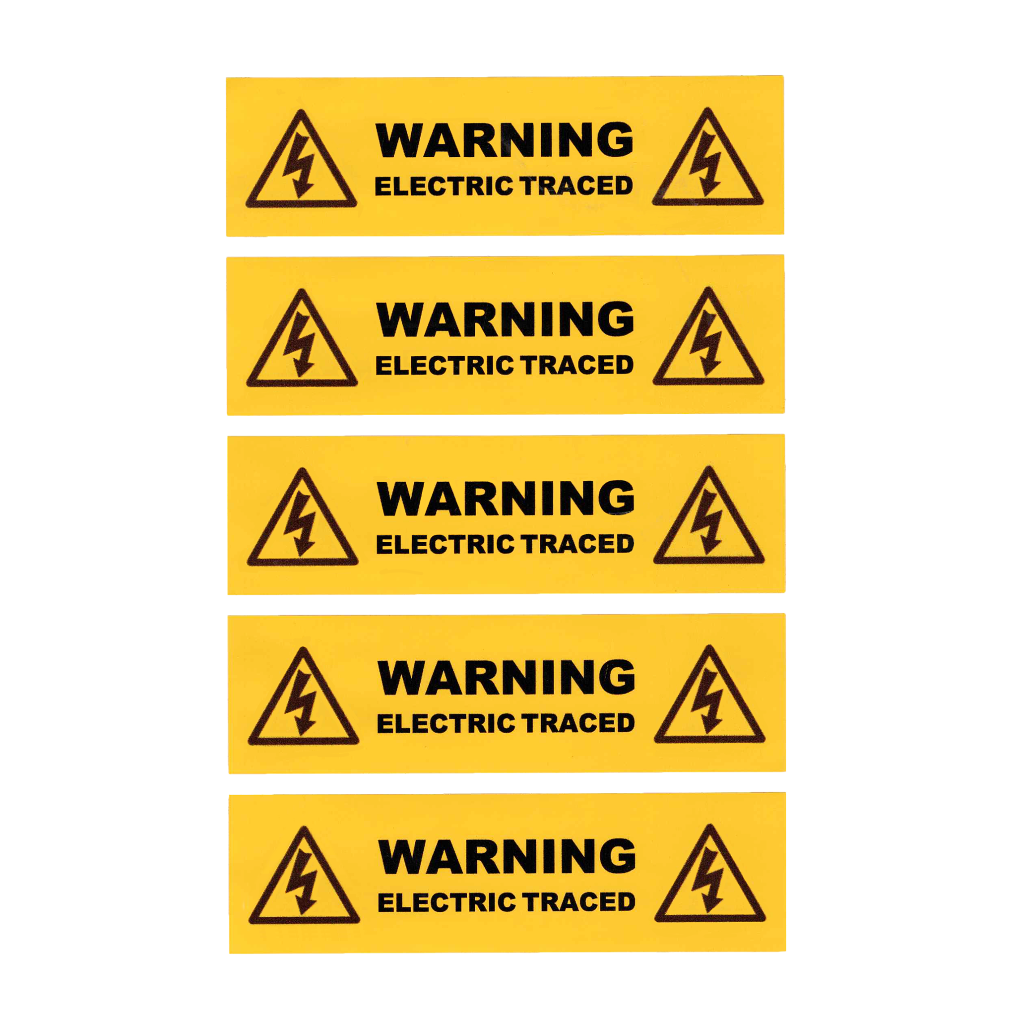 Trace Heating Labels