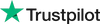 Green star-shaped logo with white outline and black text ’trustpilot’ against a transparent background.