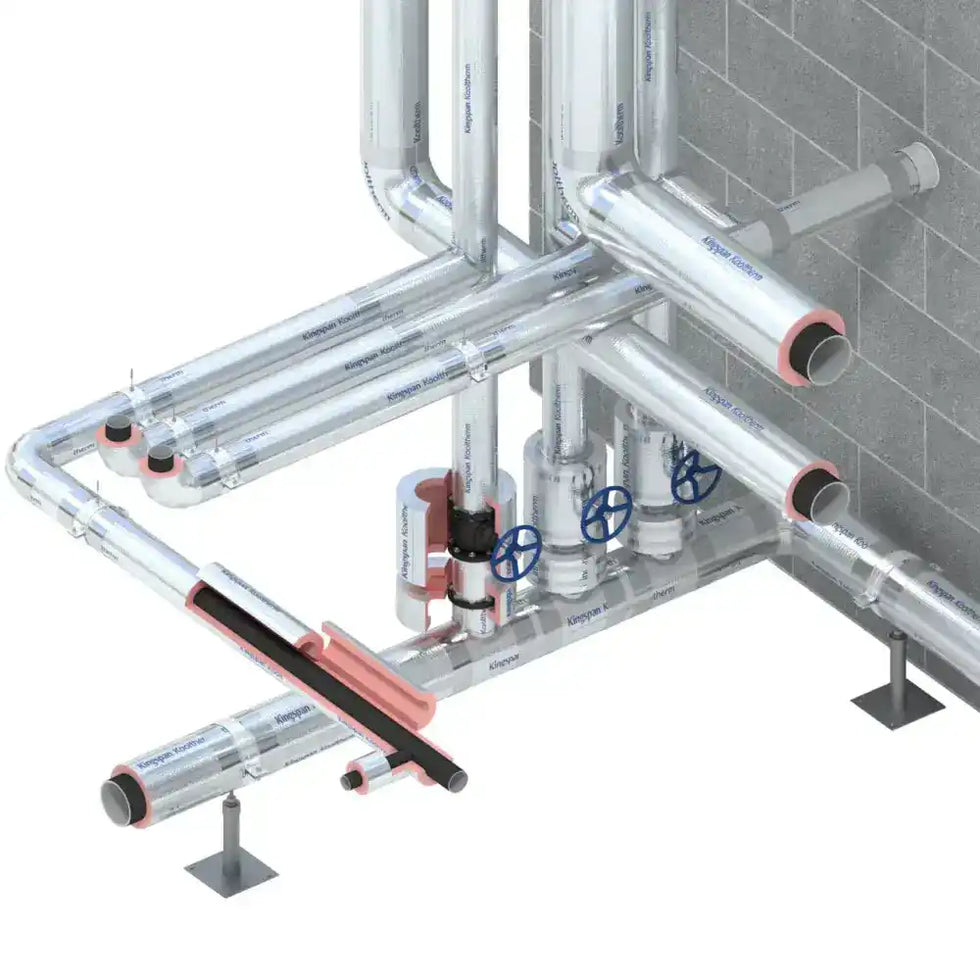 Fibreglass, foam pipe insulation, kingspan, kooltherm, lagging