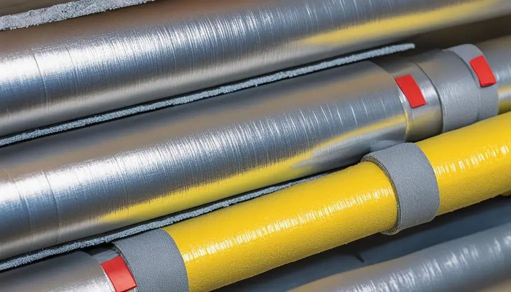 insulating heating pipes for energy efficiency