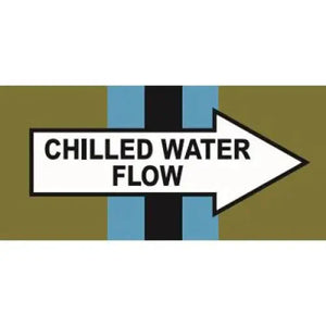 Flow indication, insulation accessories, label, pipe identification, pipe marker