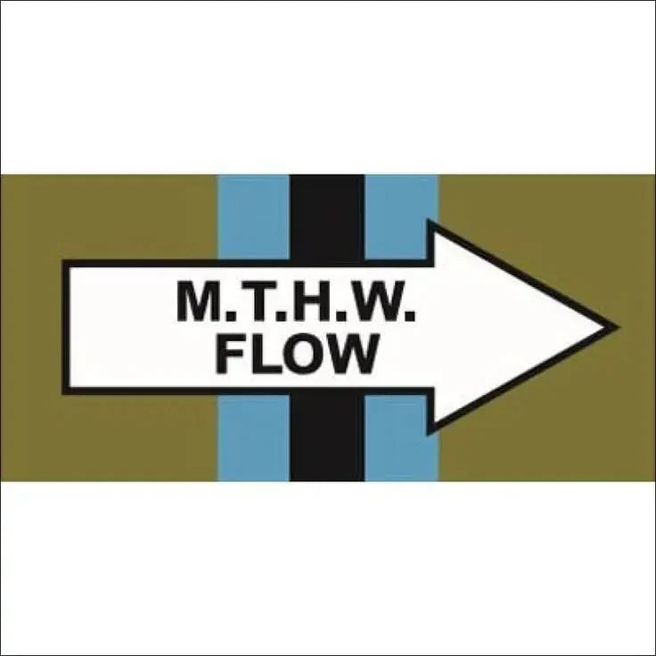 Flow indication, insulation accessories, label, pipe identification, pipe marker