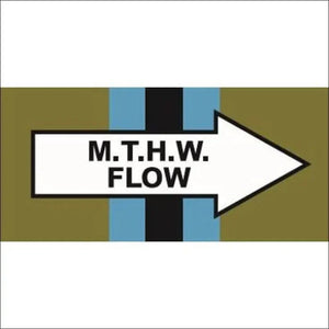 Flow indication, insulation accessories, label, pipe identification, pipe marker