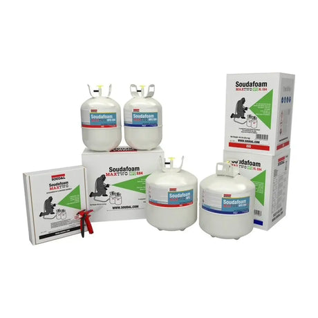 Box quantities, efficient thermal insulation, froth-pak alternative, gun and hose, maxtwo